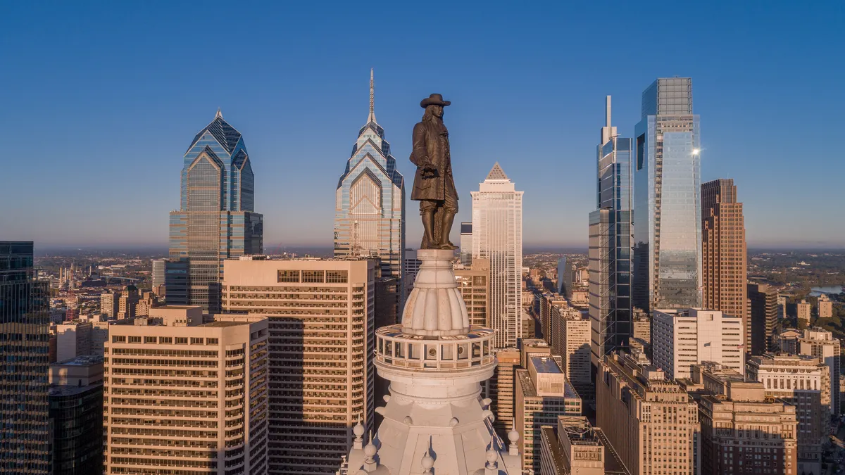 The Philadelphia skyline Getty Images